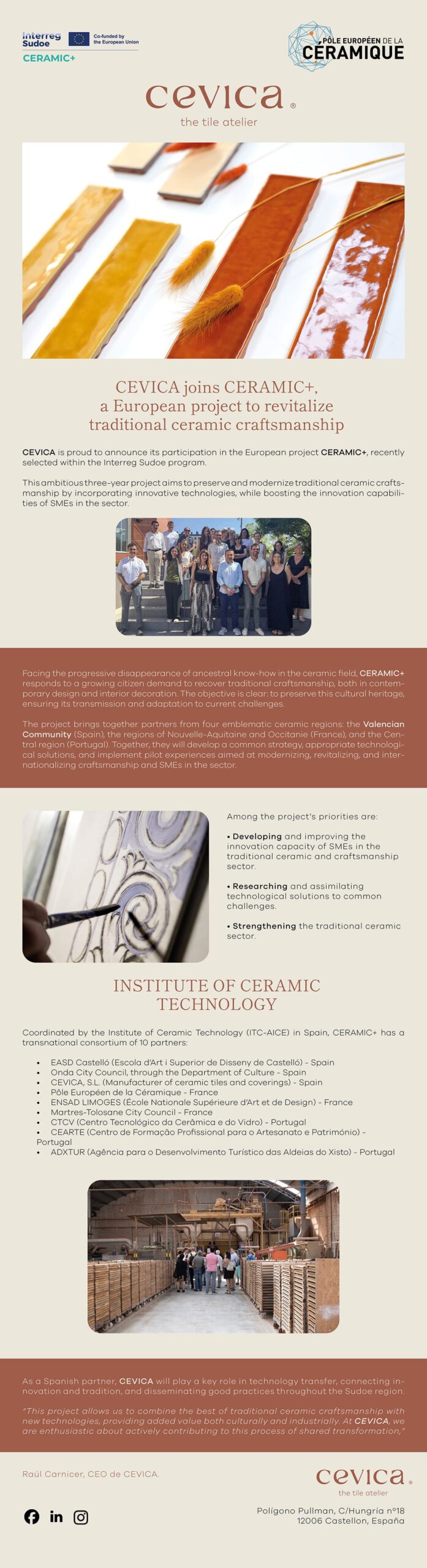 Newsletter Ceramic ES