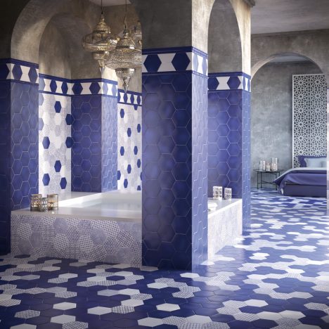 amb marrakech azul - Baño