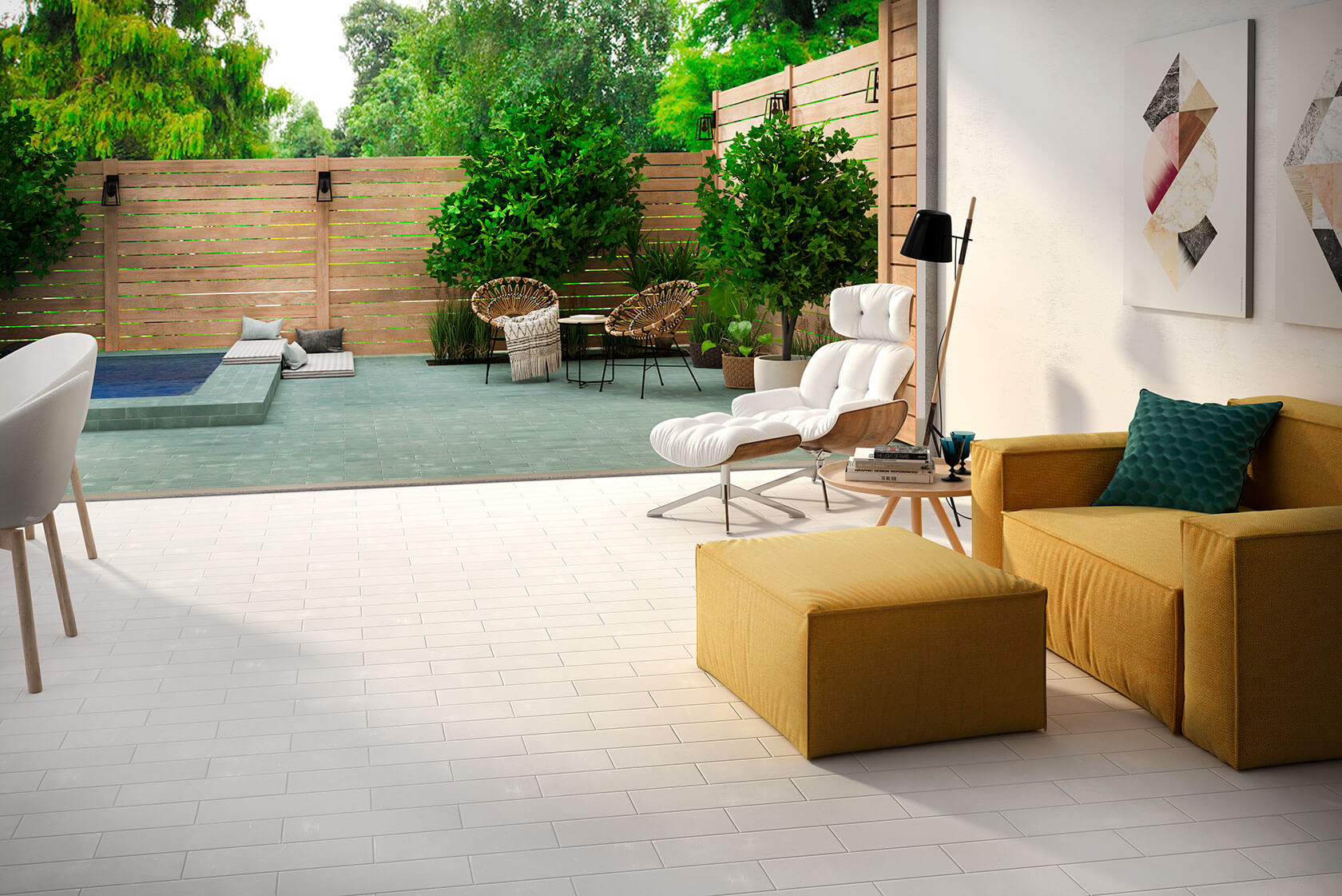 azulejos para patios exteriores Terrassenfliesen