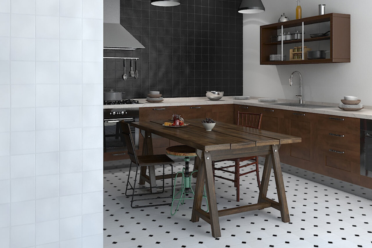 RUSTIC KITCHEN TILES