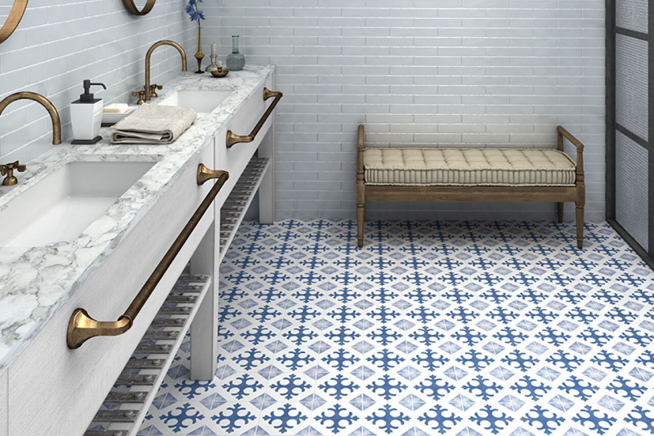 Rustic Bathroom Tiles